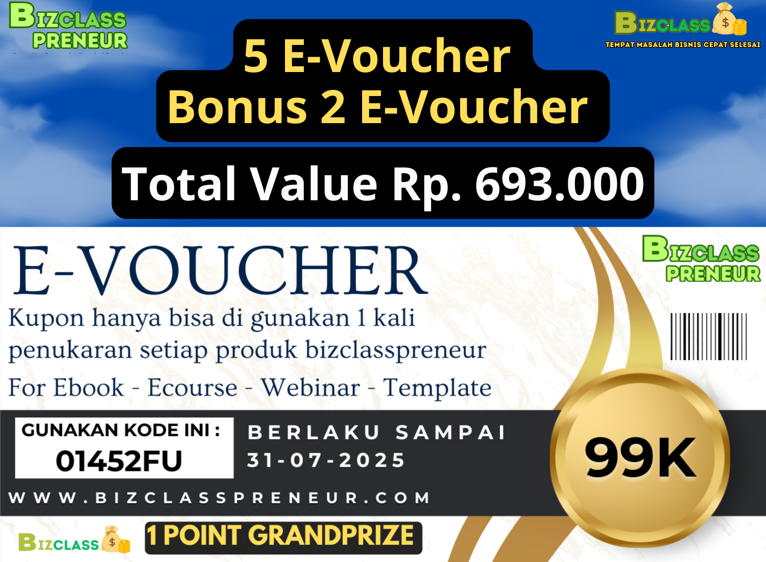 Paket E-Voucher Bizclass (4)